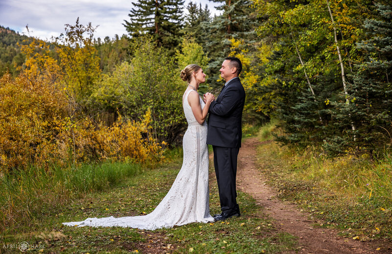 Fall Wedding at Beaver Ranch Event Center in Conifer Colorado