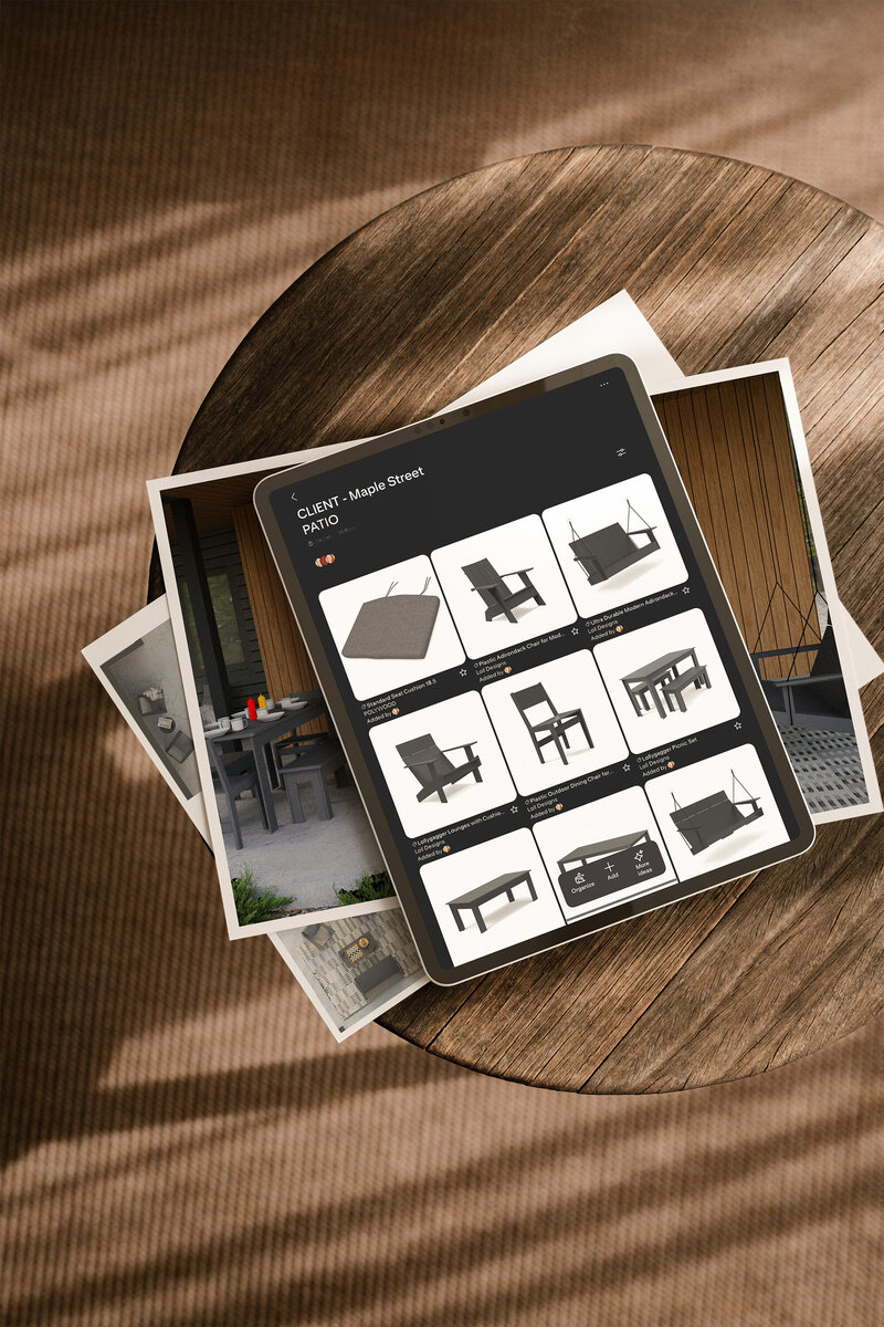 West South Patio Consultation Organized Sources Layout Render