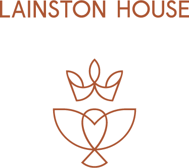 Lainston House logo lockup Orange