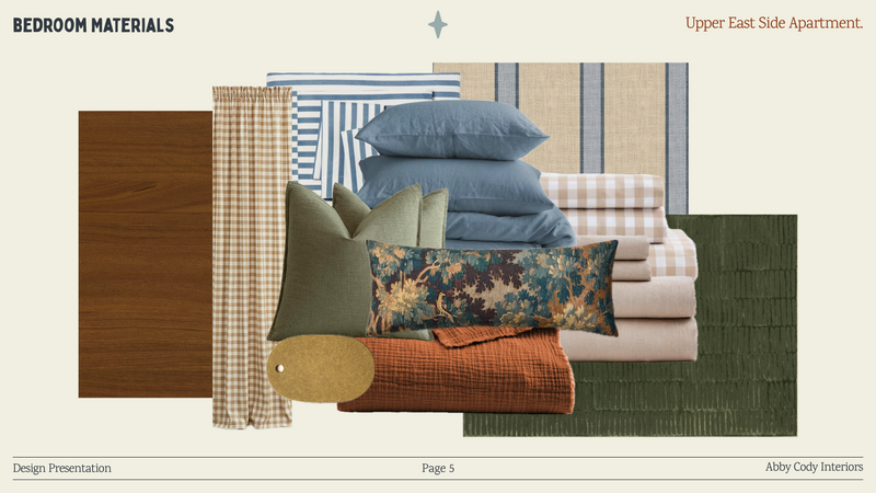 bedroom materials