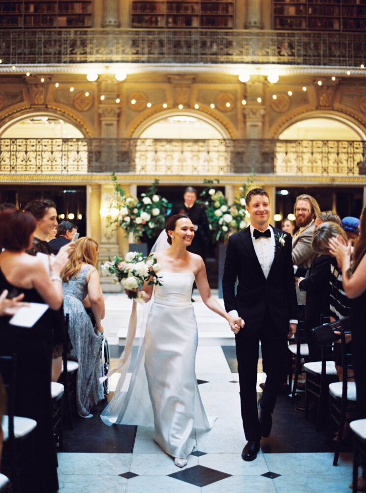 Minimal Organic Black and White Peabody Library with Baltimore Wedding Planner East Made Co and Kate Ignatowski film photography-276-36353_13