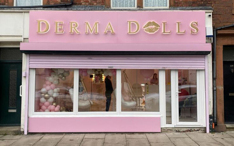Personalised Hair Salon Wall Sticker Decal – Bespoke Vinyl Lettering For Shop Window Or Office