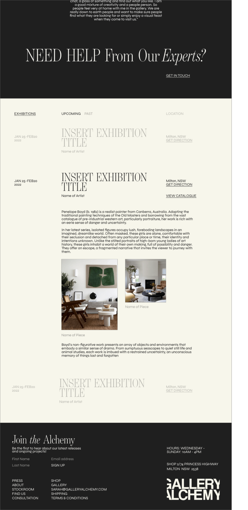 Gallery Alchemy Website Home-1