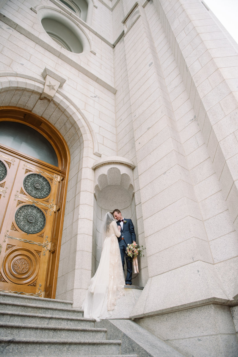 Brooke Bakken working on the computer