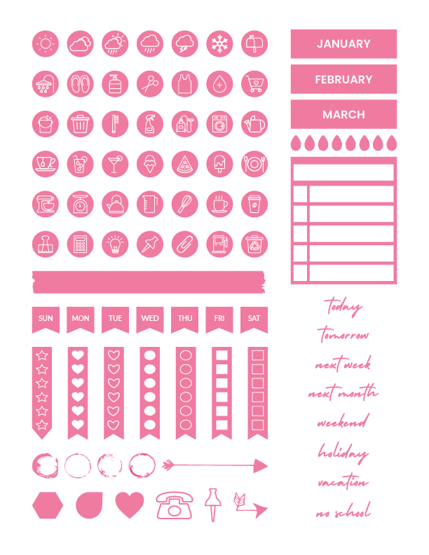 20 Five Digital Planner No 25 by Click 2 Plan-5