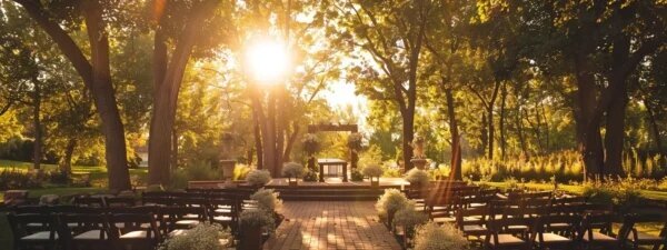 outdoor ceremony site