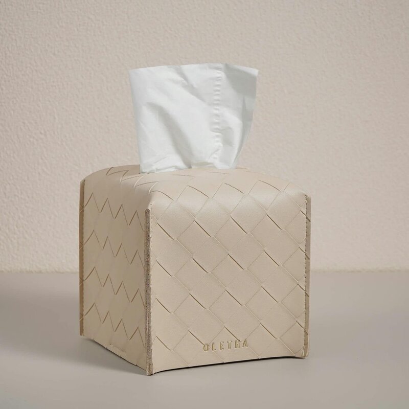 taupe tissue box