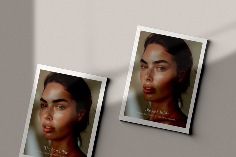 Coastal skincare brand logo mockup