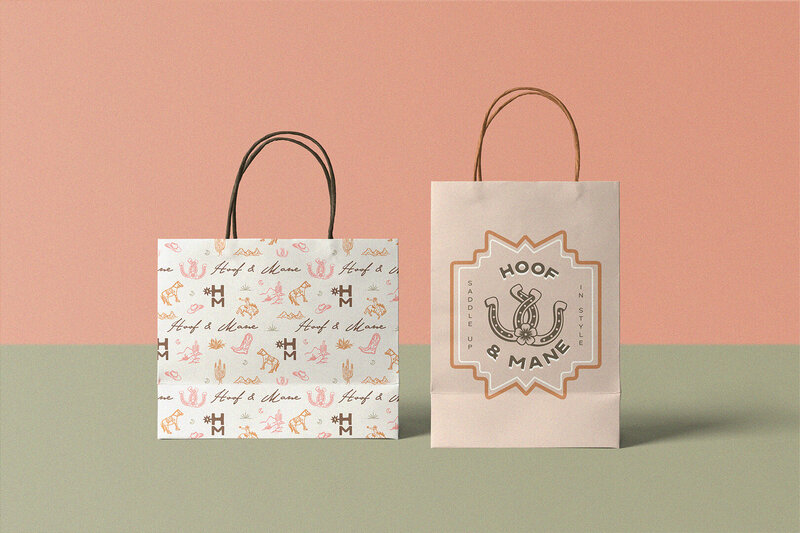 Hoof and Mane’s branding embodies freedom, adventure, and elegance.