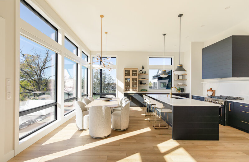 Interior of luxury home in Winnipeg