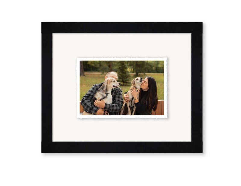 black wooden photo frames 