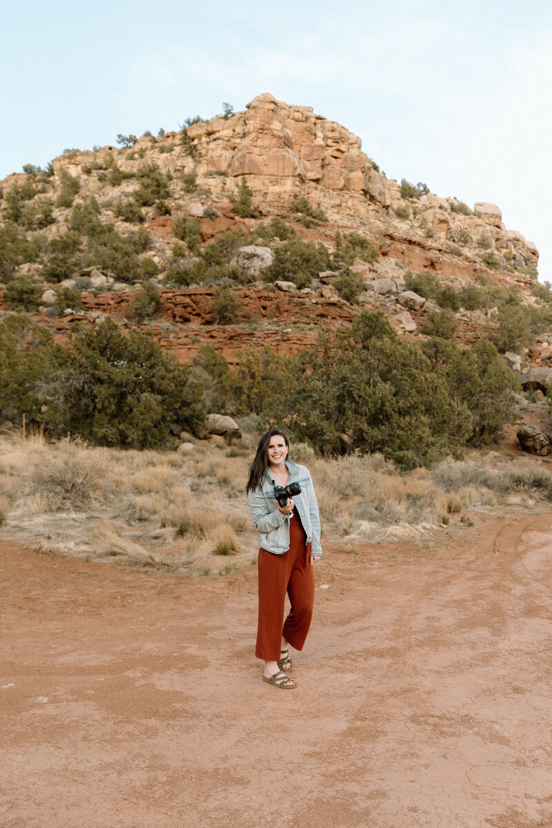 Utah elopement photographer portrait in Saint George