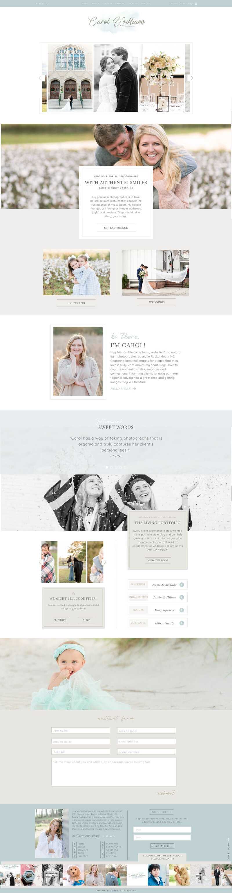 Carol Williams Photography Home Page