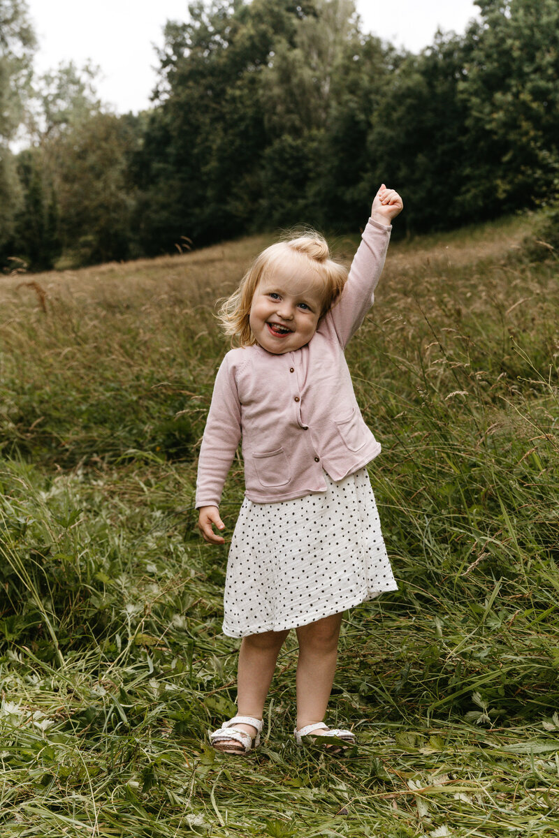 Familiefotoshoot in bos