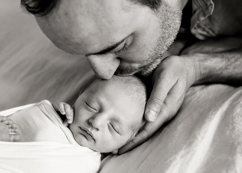 Posed Studio photo shoot with baby boy in Arvada Studio  with Erin Jachimiak