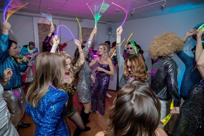 70's type of Celebration at the Prince Loft party .