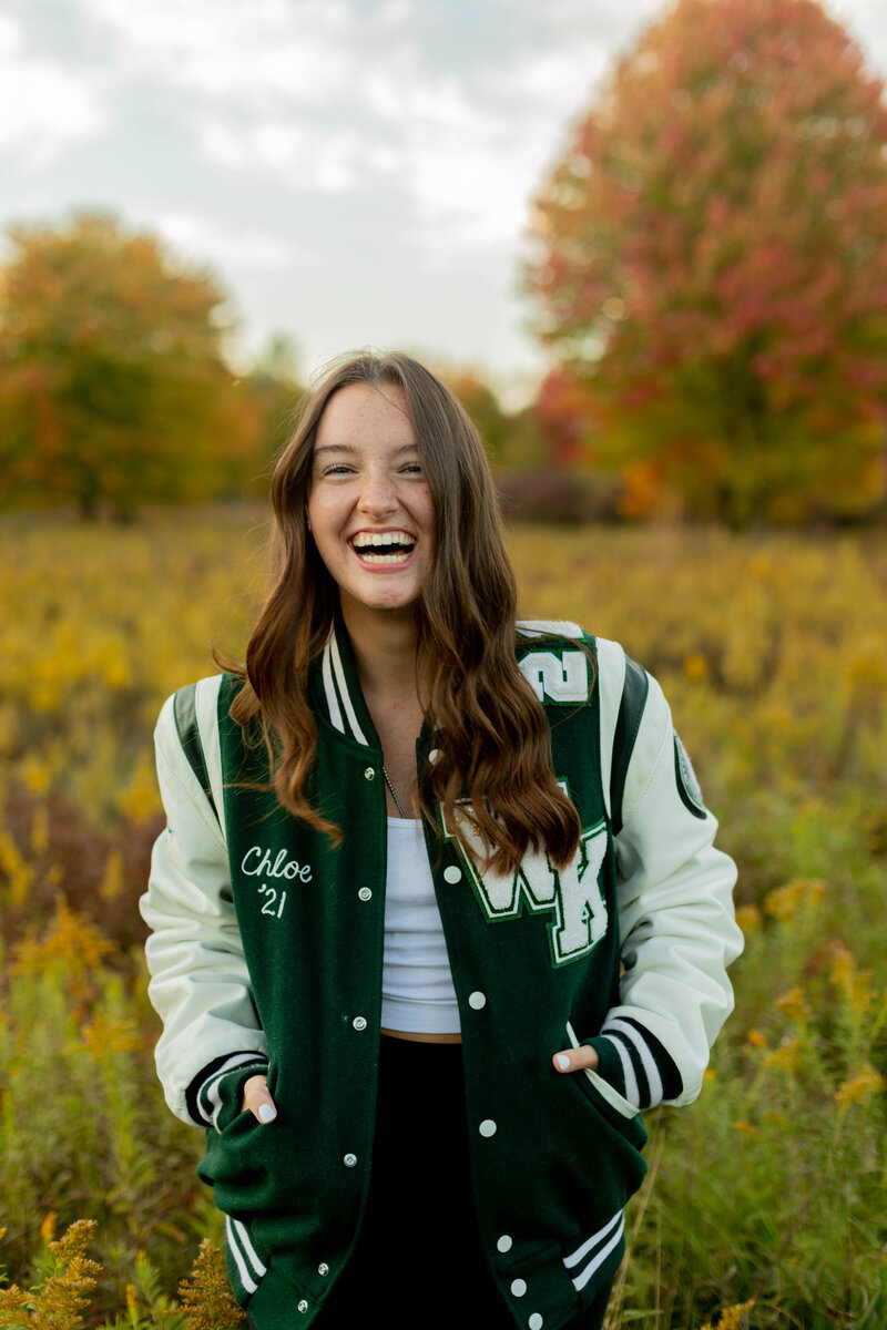 Fall High School Senior Photo
