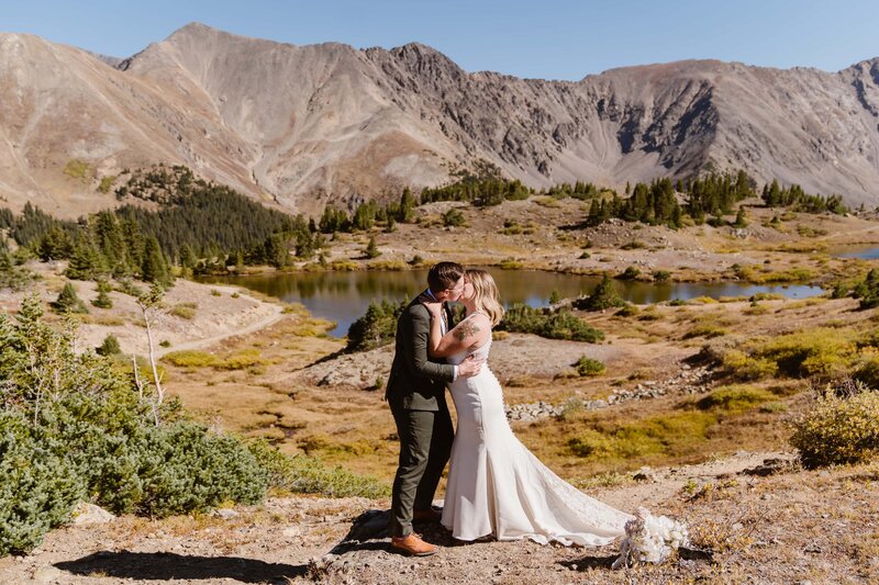 LGBTQIA+ Couple gets married at Brainard Lake Recreation Area, Boulder, Colorado