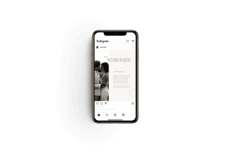 Luxe fotograaf Instagram post templates