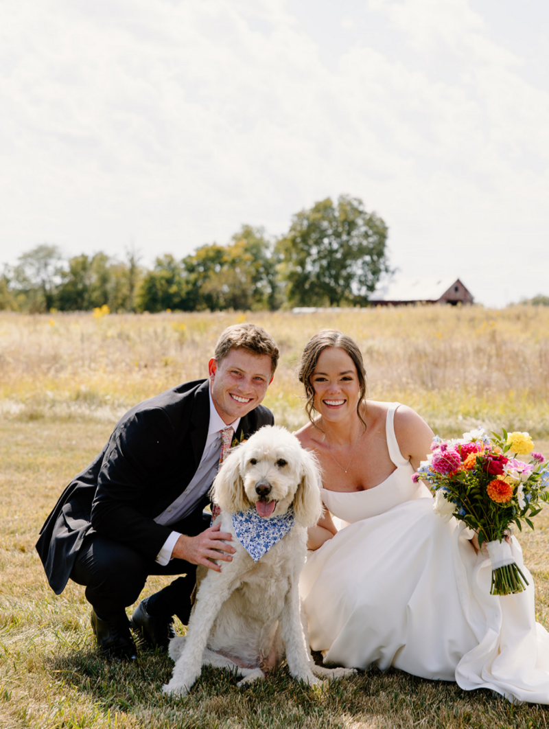 Indiana_Michigan_Wedding Planner_Lafayette_New Journey Farm_Barn_Outdoor Wedding_Bridal Fashion_Pet Portrait