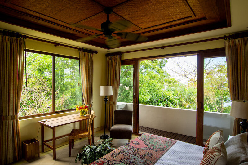 room with glass doors superior ocean view room blue spirit costa rica