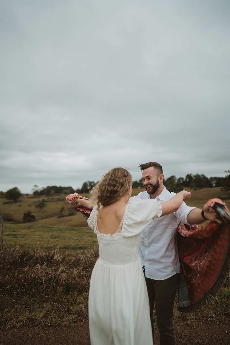 Emily + Tim Couple Portraits - Maleny Hinterland -202361