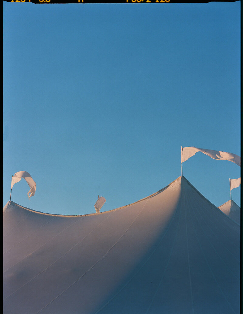 Sailcloth wedding tent luxury