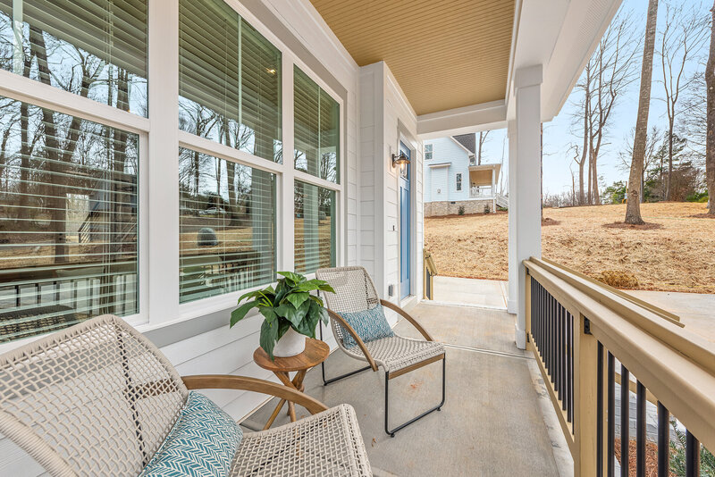 large southern front porch