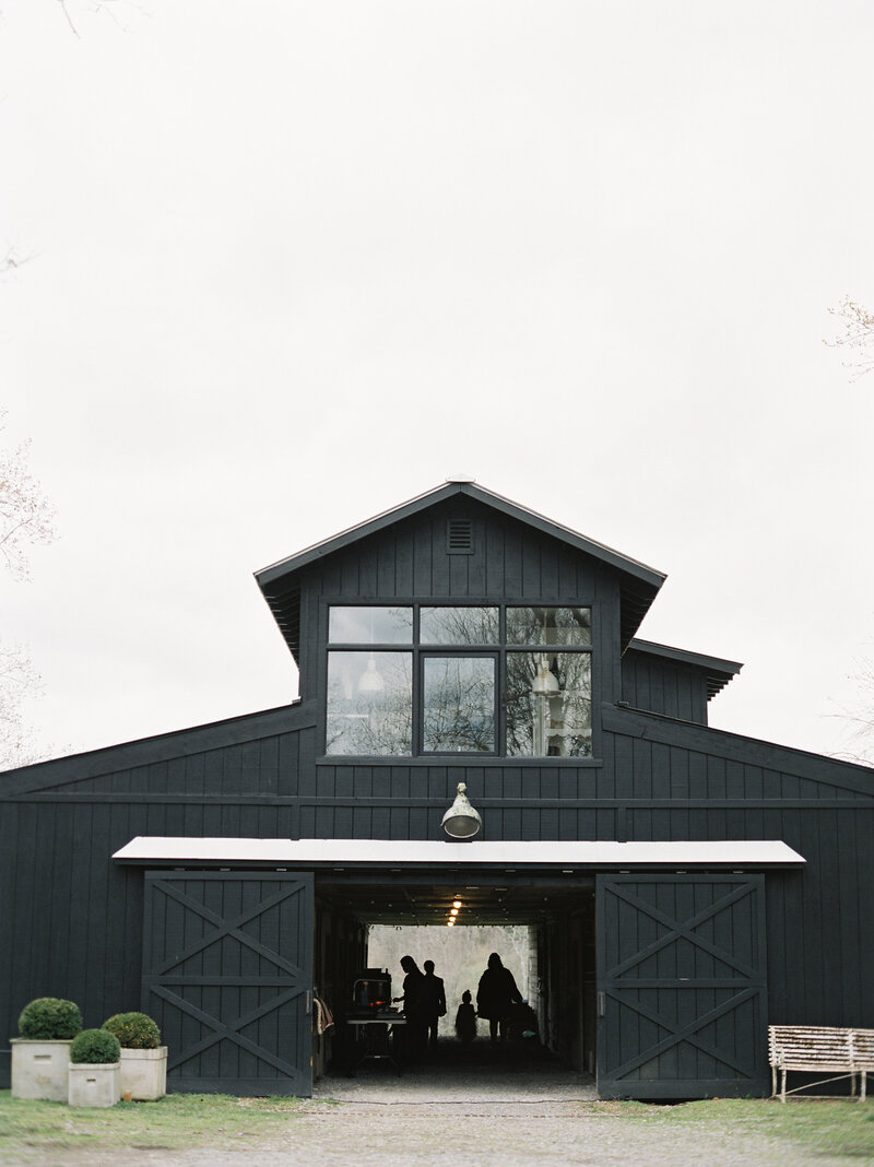 Wedding in a Large Grey Barn