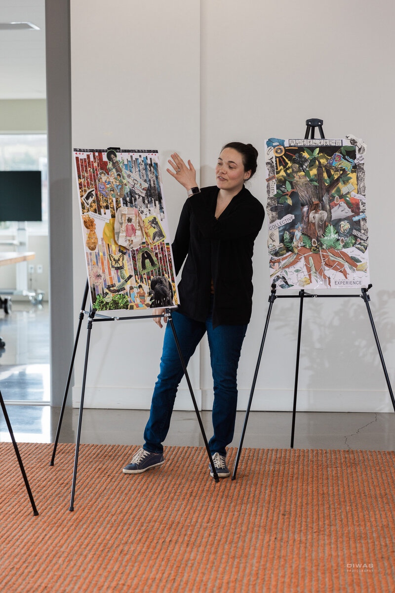 Image of interdisciplinary artist and art historian, Michaela Ayers