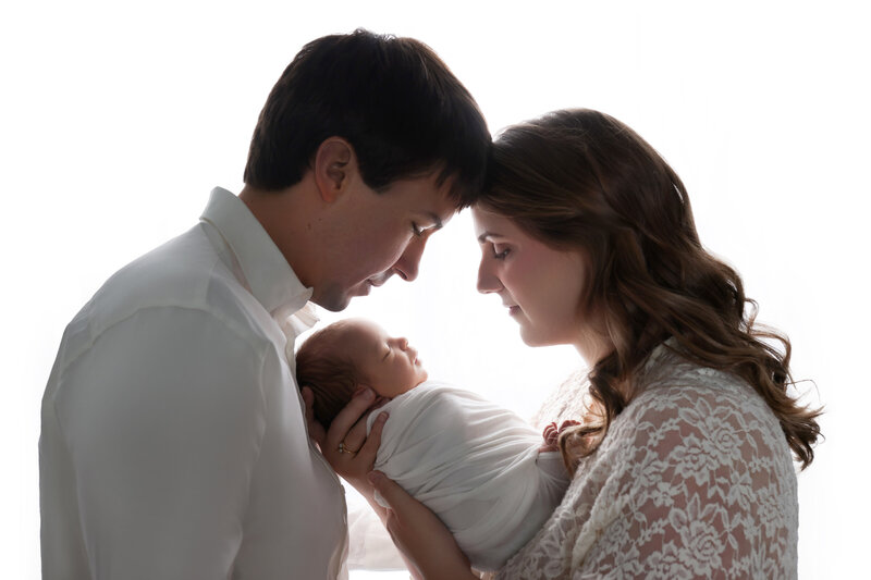 Newborn Mother Father Portrait