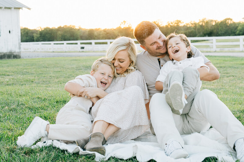 Family Photo Session Harlinsdale Farm Franklin TN