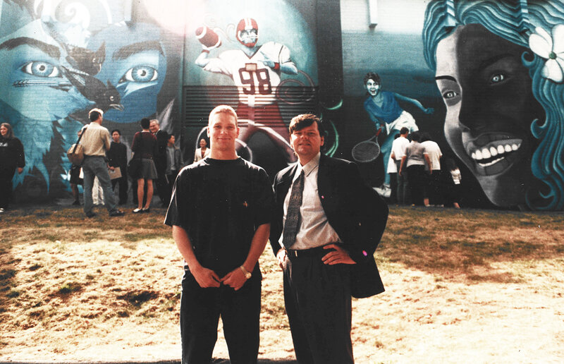 Brent Ray Fraser Mark Pelech and Brent 1999