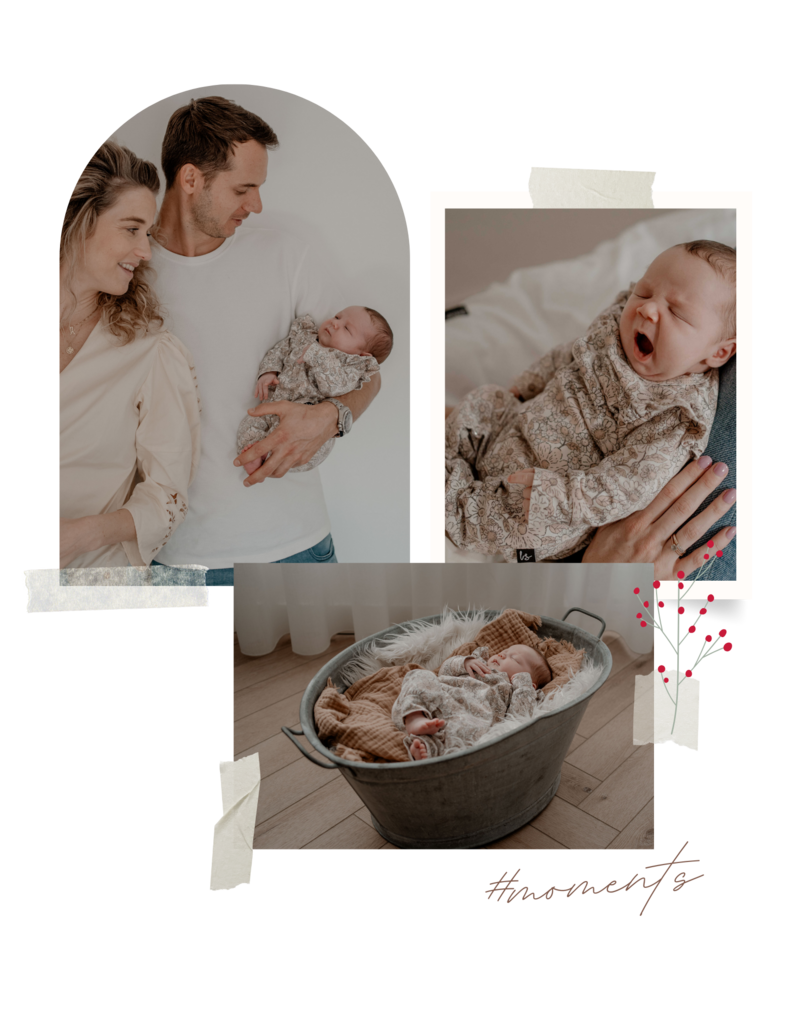 Newbornshoot bij jou thuis