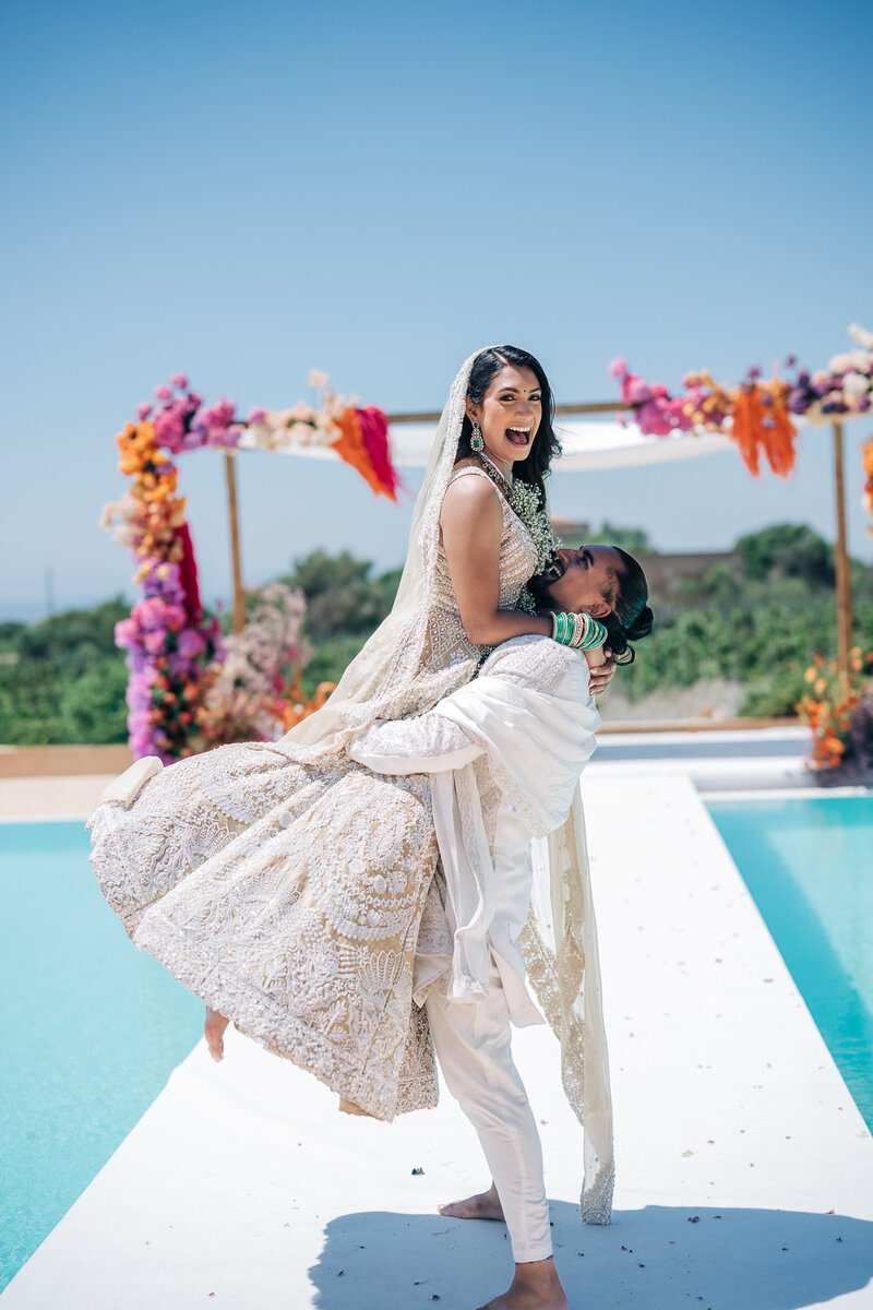 Vintage car used in Luxury Wedding Planned by Maila Enea in London & Sicily