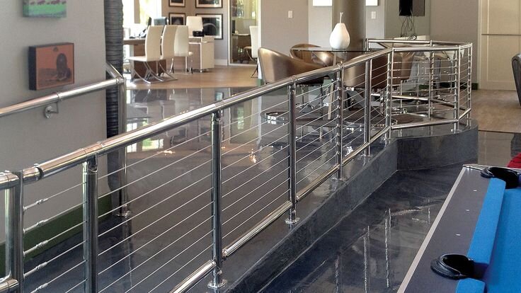 Modern Glass & Aluminum Railings in Boca Raton, South Florida