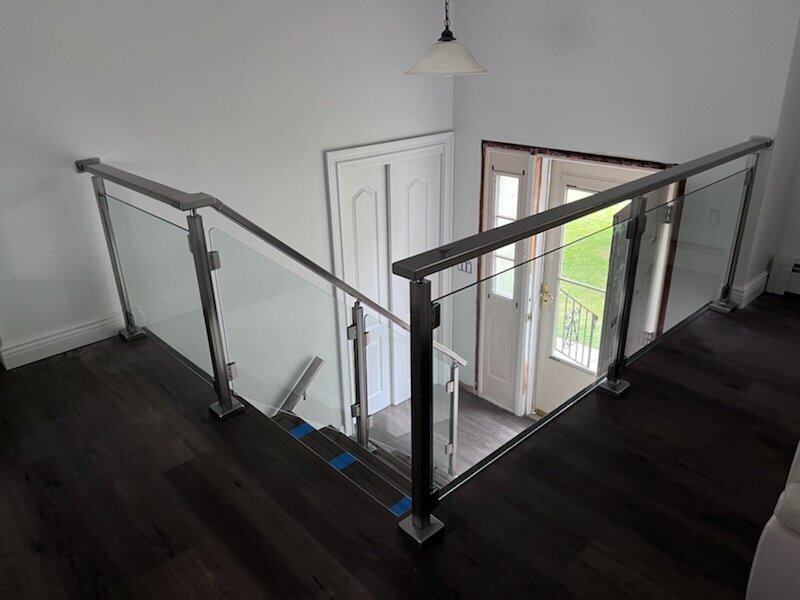 Stair Glass Railings
