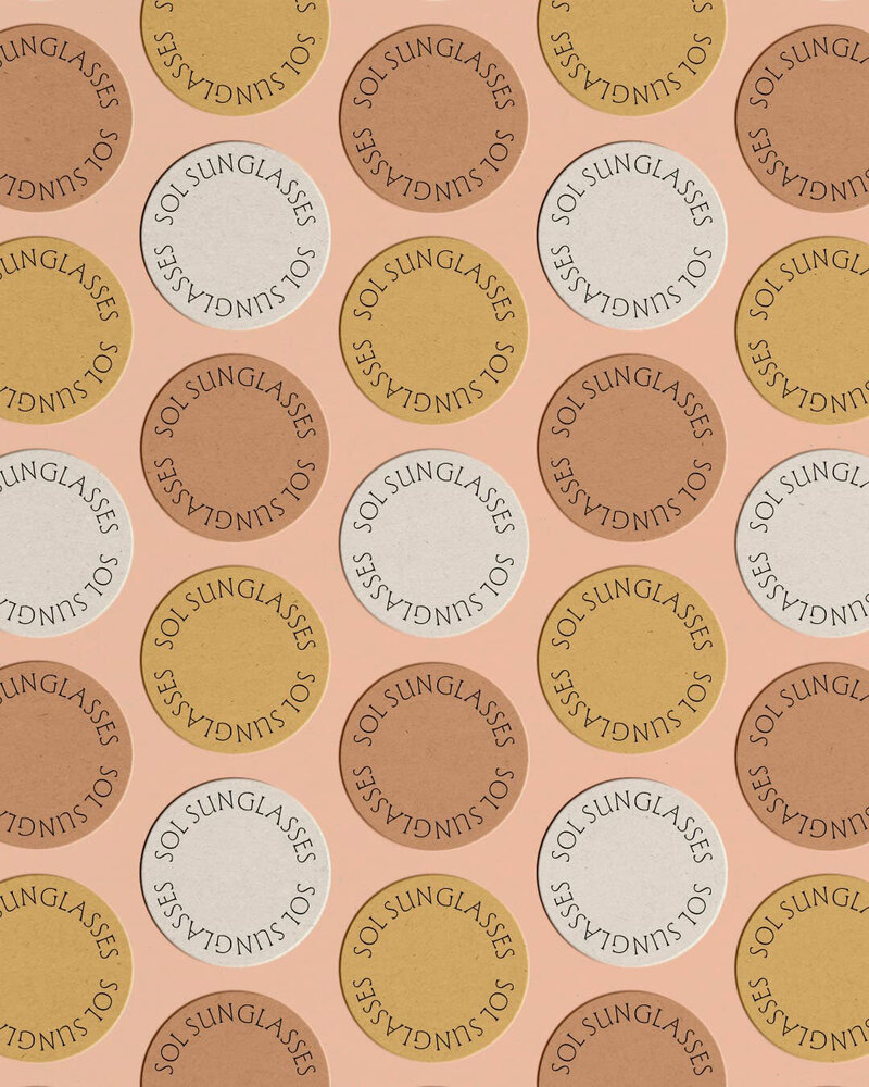 Minimalist branding for a boutique, featuring sleek layouts and unique boho patterns.