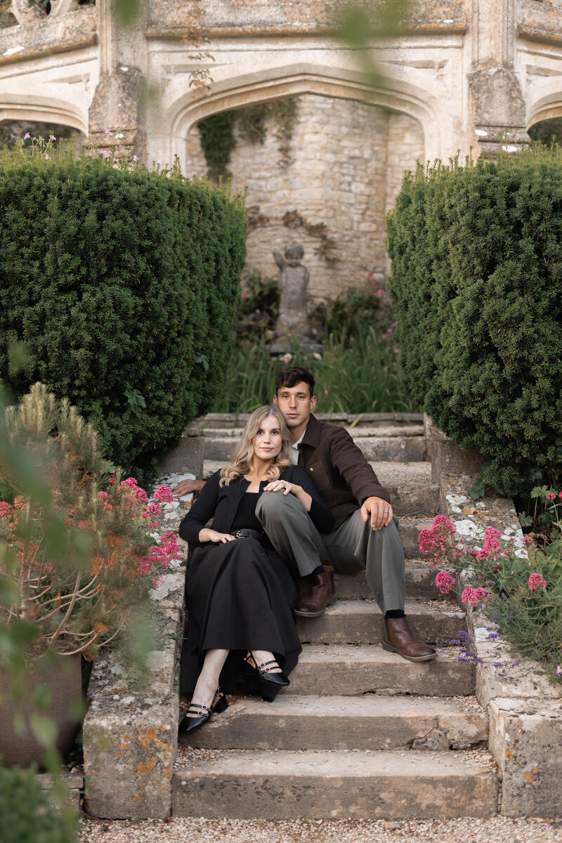 Couple portraits at Castle Combe