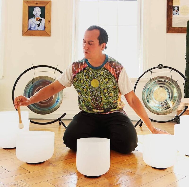Portrait of Sound Bath Teacher