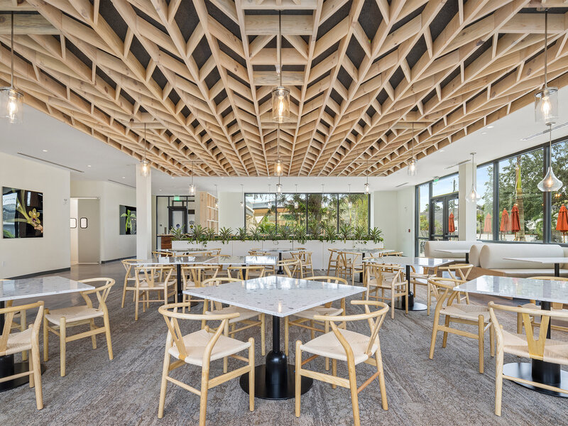 Sweet Sparkman Architecture Selby Gardens Green Orchid Restaurant Landscape 2