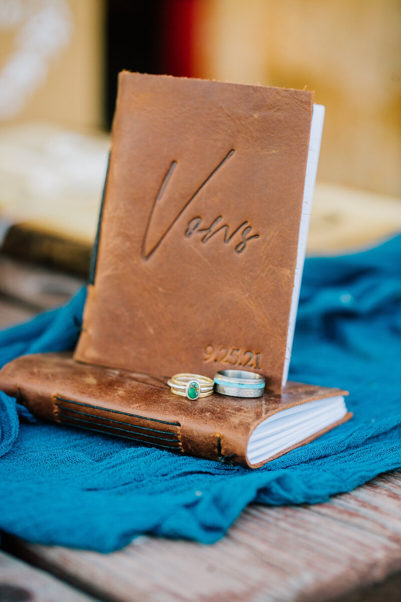 Jackson Hole photographers capture vow books at grand teton elopement