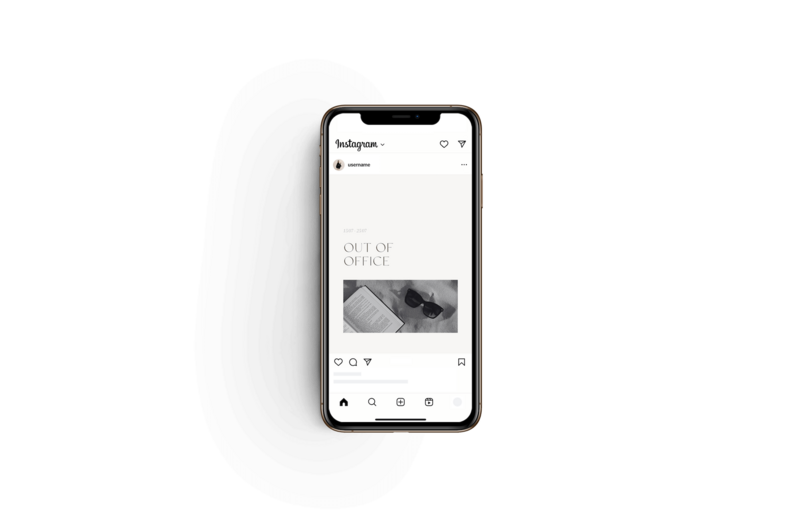 Neutrale Instagram templates interieur designer