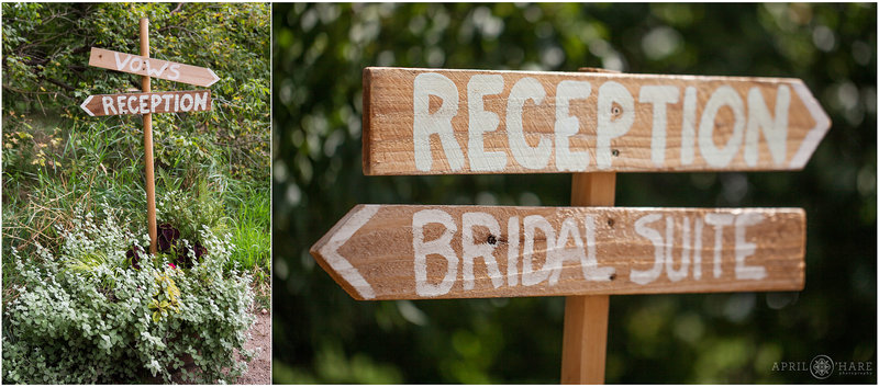 Chatfield Farms Denver Botanic Gardens Wood Signage