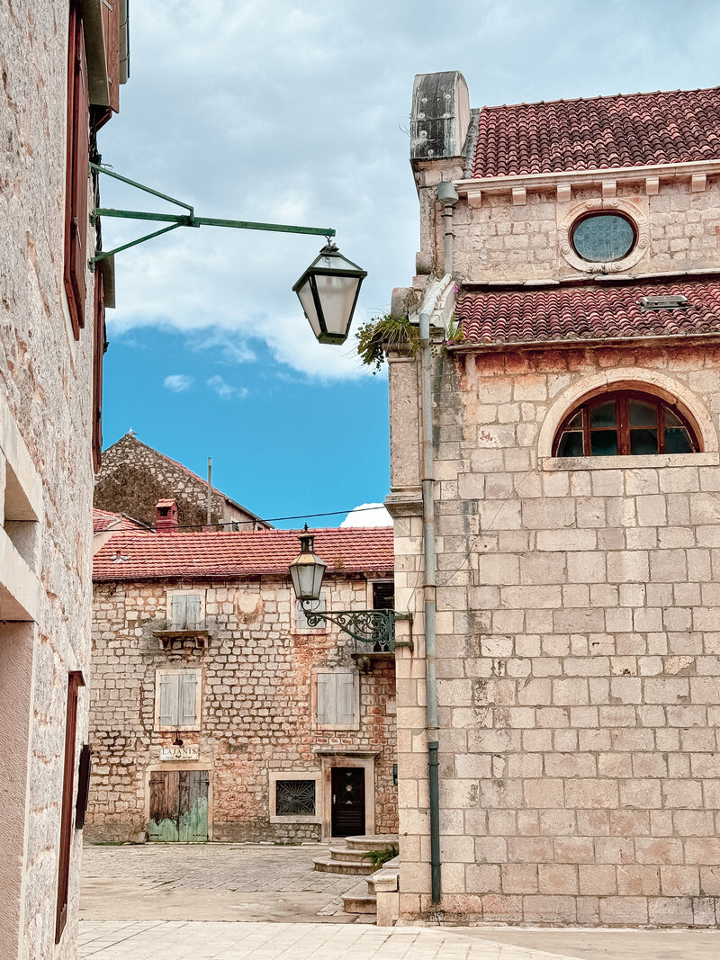 Hvar Island Croatia Starigrad buildings 