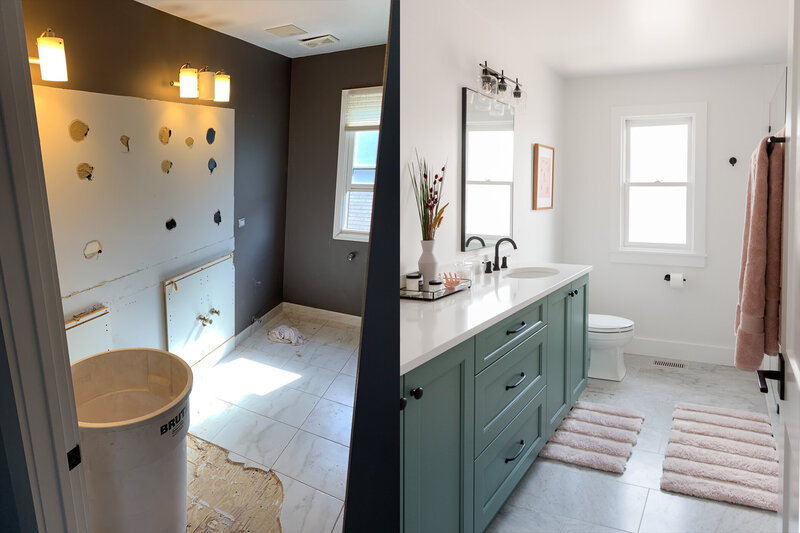 Before and After Remodel Gallery MW Craftsman Interior Home Custom Remodels