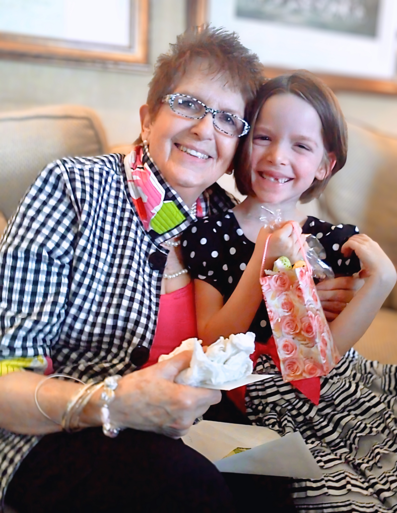 matilyn and her grandmother smiling for a picture
