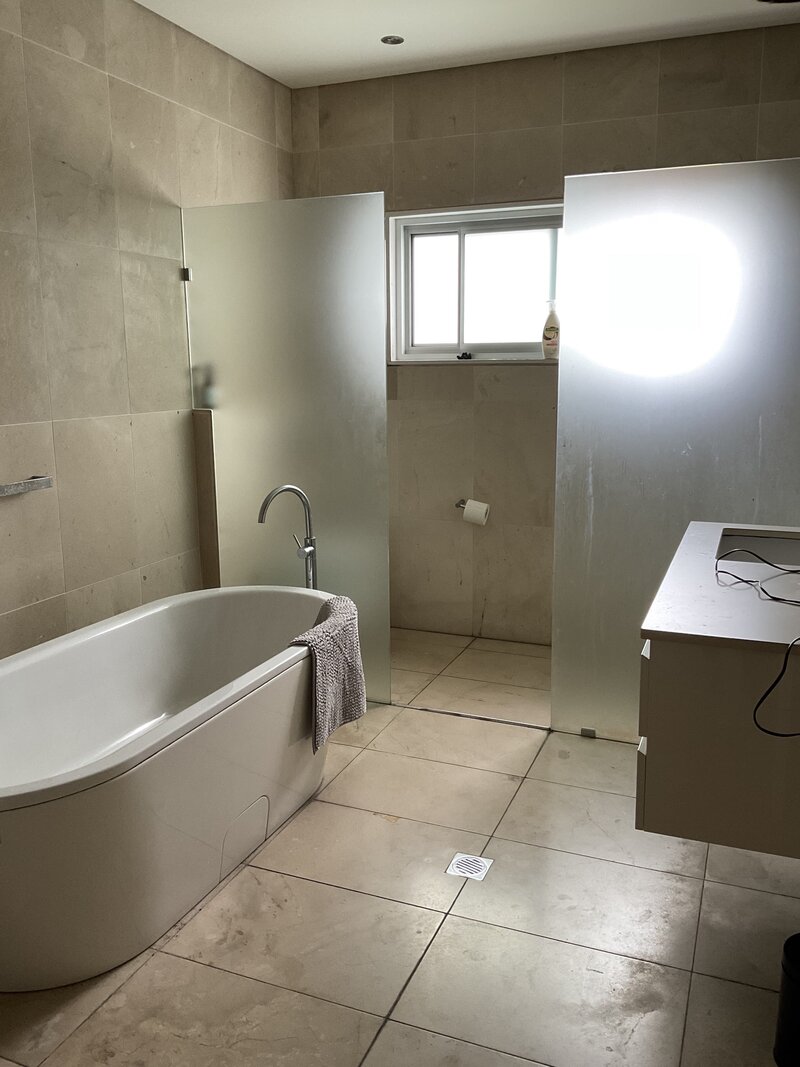 Before Bathroom Bathtub Sandringham presale renovation
