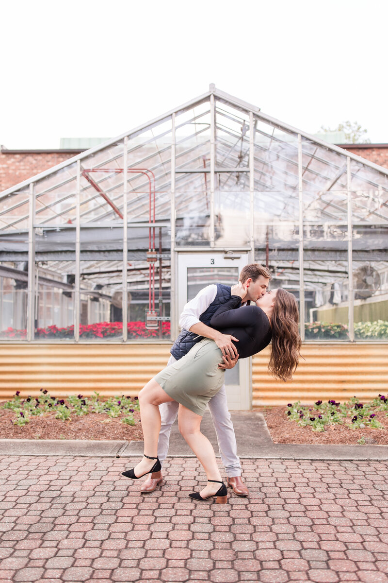 Jennifer B Photography-Bill & Shanin's Engagement Session-Sandhills Gardens and Pinrhurst NC-2020-0135