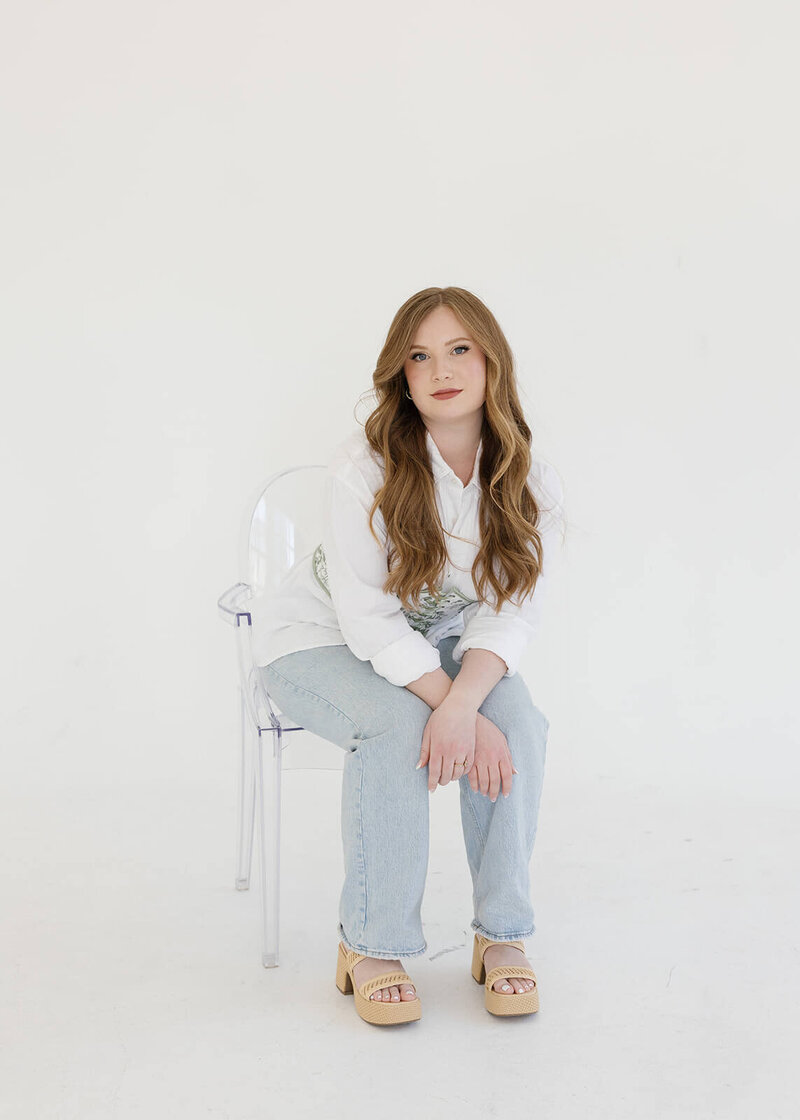 Holly, lead bridal hair stylist and co-founder of Klover Beauty, providing on-site wedding hair services for brides across Maryland.